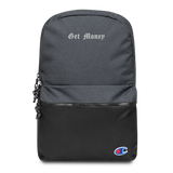Get Money Embroidered Champion Backpack