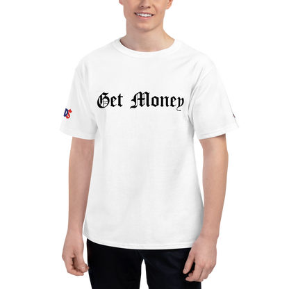 Yu$uf I$hak x Get Money White Men's Champion T-Shirt