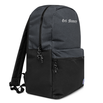 Get Money Embroidered Champion Backpack